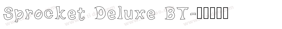 Sprocket Deluxe BT字体转换